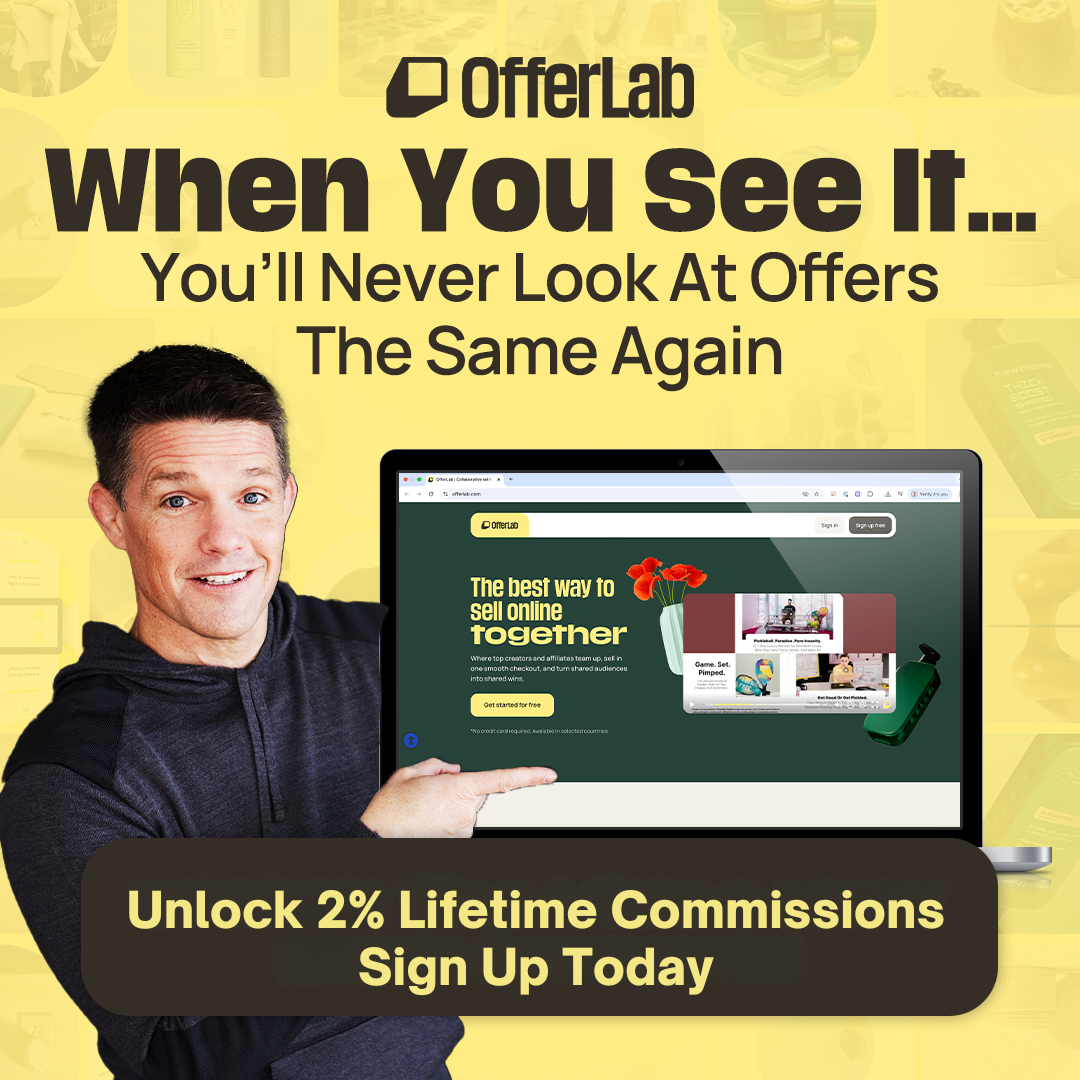 Unlock 2% lifetime commissions sign up today banner